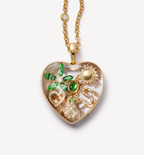 Large Heart Of Gold Locket