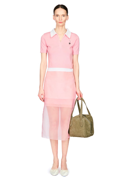 Organza Pencil Skirt