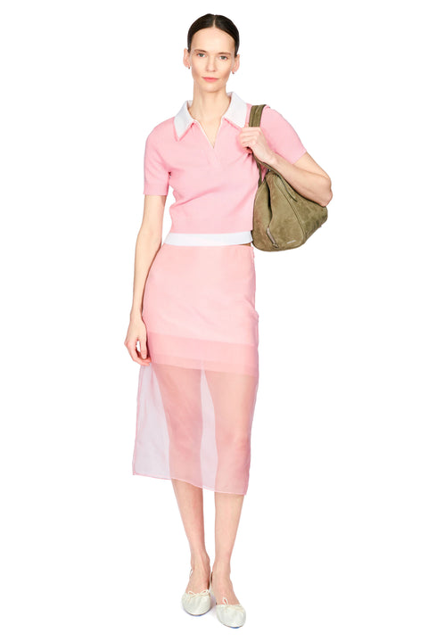 Organza Pencil Skirt