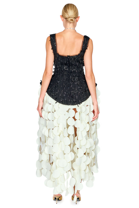 Basque Multicircle Skirt