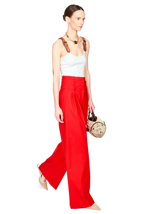 Leather Strap Tank Top