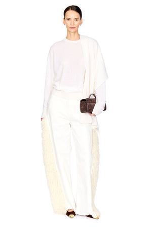 Addison Knit Cashmere Scarf Top