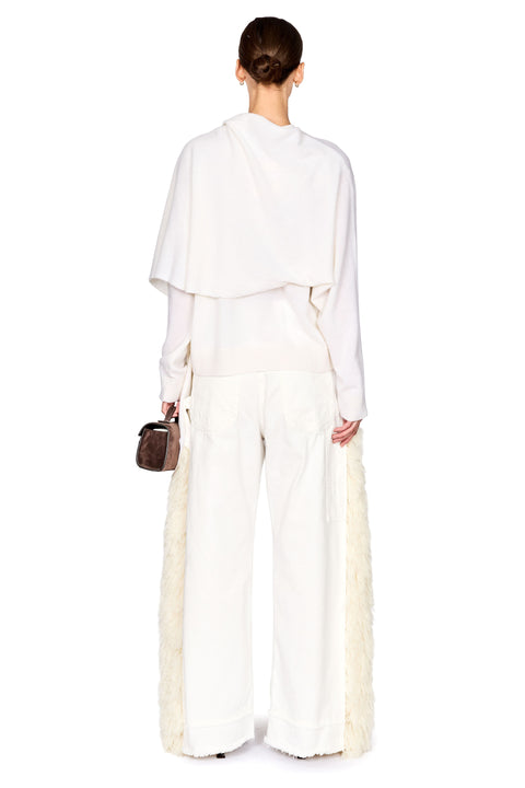 Lisa Wool Fil Coupe Details Carpenter Denim