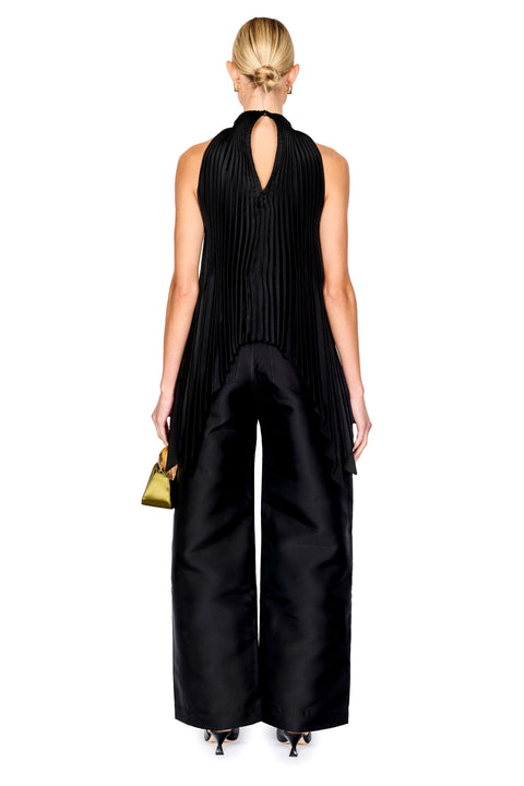 Heavy Satin Boyfriend Trousers