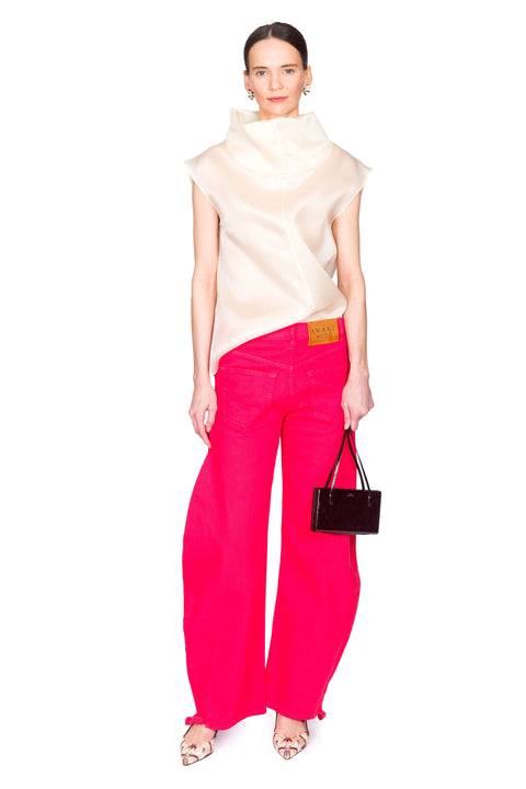 Mirror Jeans With Side Inserts