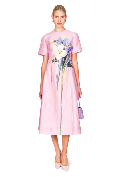 Caroline Short Sleeve Midi Dress