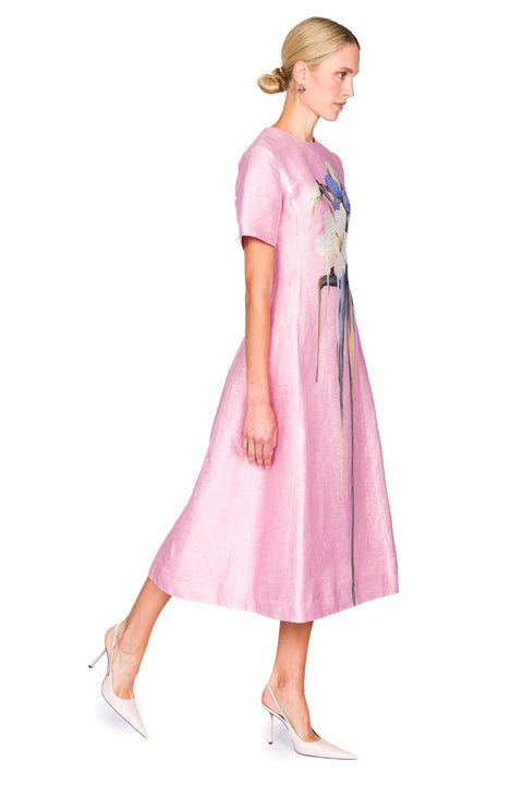 Caroline Short Sleeve Midi Dress