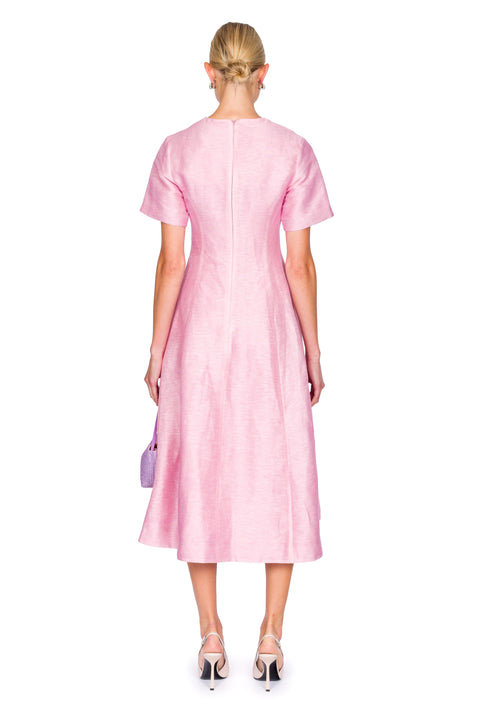 Caroline Short Sleeve Midi Dress