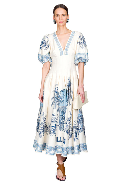 Villa Romantica Corset Midi Dress