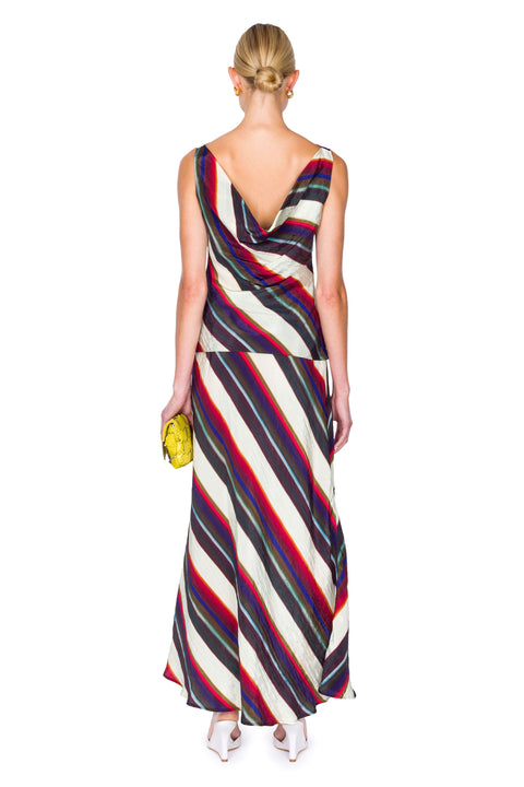Morris Stripe Cowl Back Shell