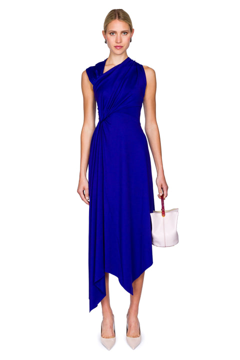 Asymmetric Midi Dress