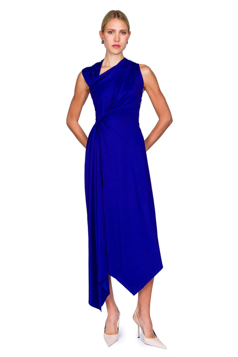 Asymmetric Midi Dress