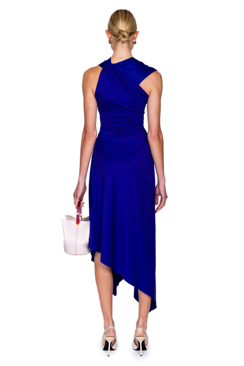 Asymmetric Midi Dress