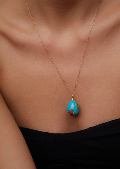 Ocean Pendant Necklace