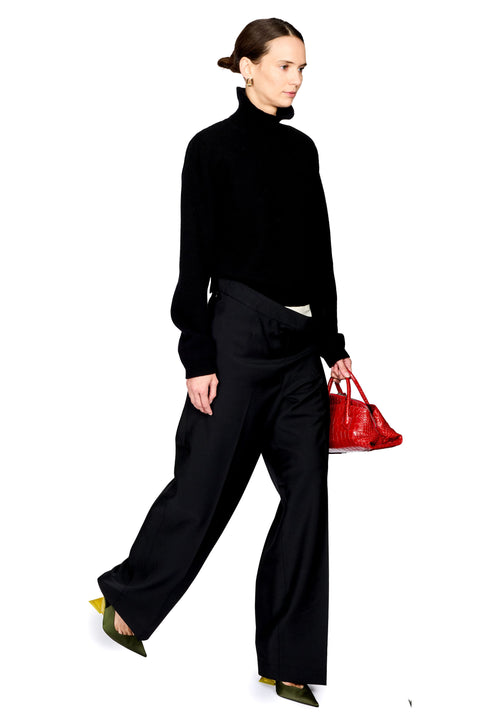 Statement Shoulder Turtleneck