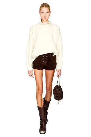 Turtleneck With Raw Details