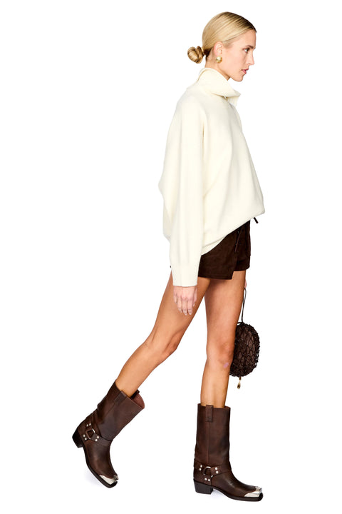 Turtleneck With Raw Details