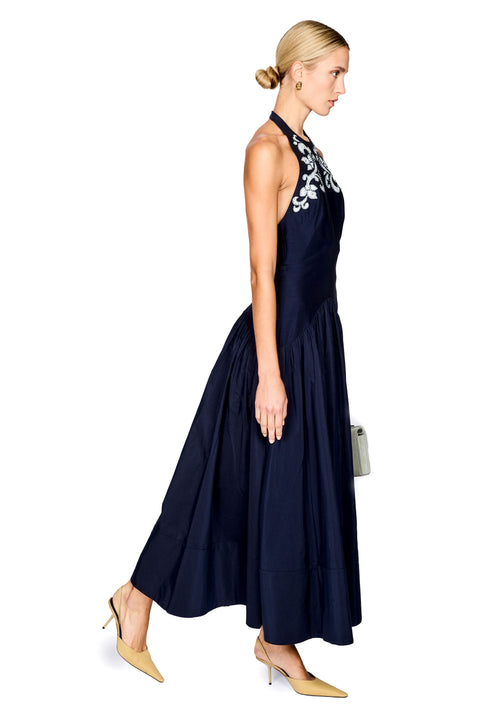 Dillon Applique Halter Gown
