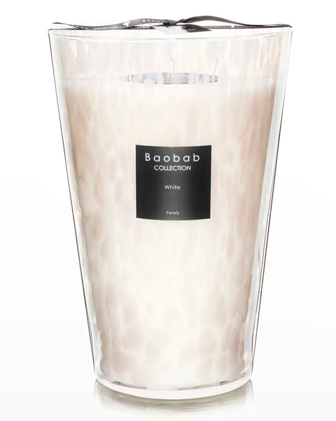 The White Pearls large candle